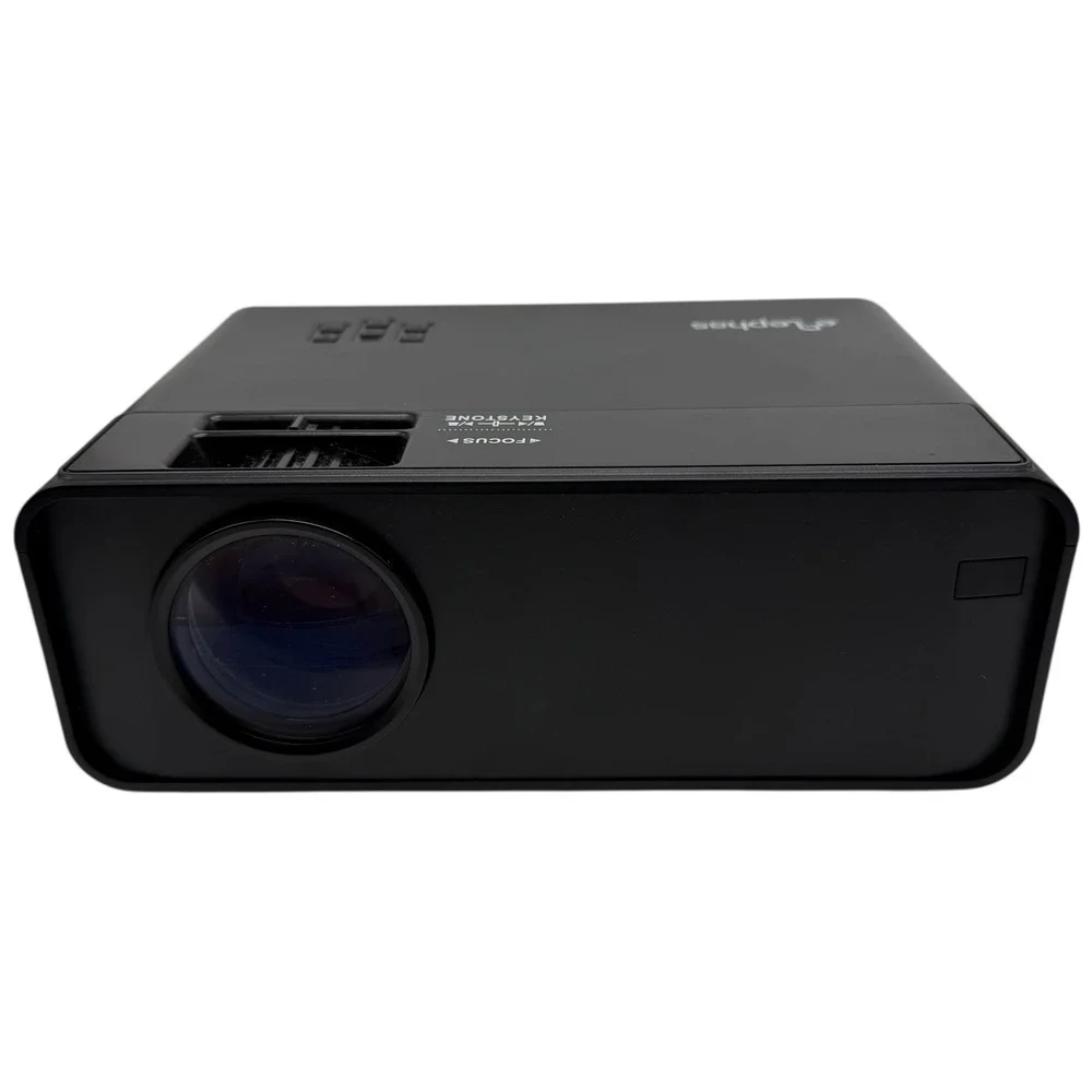 eLephas W13 LED Projector‎ Keystone Focus USB HDMI VGA AV Ports Black